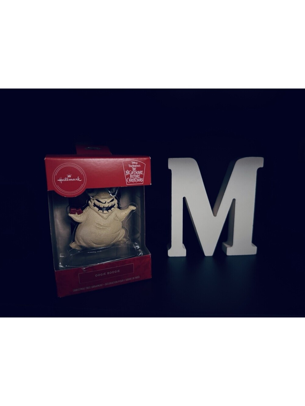 Tim Burton's The Nightmare Before Christmas OOGIE BOOGIE Hallmark Ornament New